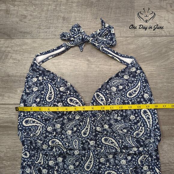 Firstway Halter Padded  Tummy Control One Piece Swimsuit Size XL - Picture 2 of 5